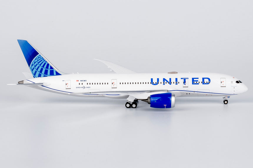 NG Models United Airlines Blue Evolution c/s Boeing 787-8 Dreamliner N45905 1/400 Aircraft Scale Model