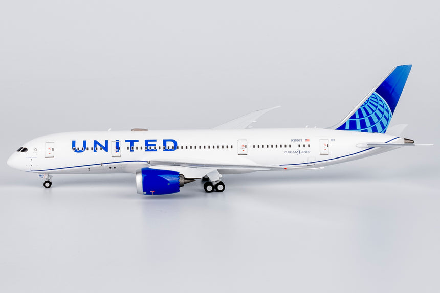 NG Models United Airlines Boeing 787-8 Dreamliner N30913 (Blue Evolution c/s) 1/400 Aircraft Scale Model