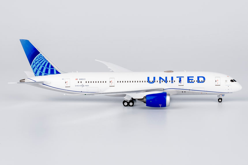 NG Models United Airlines Boeing 787-8 Dreamliner N30913 (Blue Evolution c/s) 1/400 Aircraft Scale Model