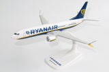 Ryanair Boeing 737 MAX Snap-Fit Model Plane 1/200
