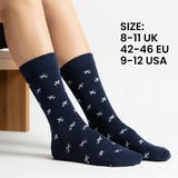 Funny Plane Socks - Funny Aeroplane Gift - 1 Pair, Size 8-11 UK and 42-46 EU