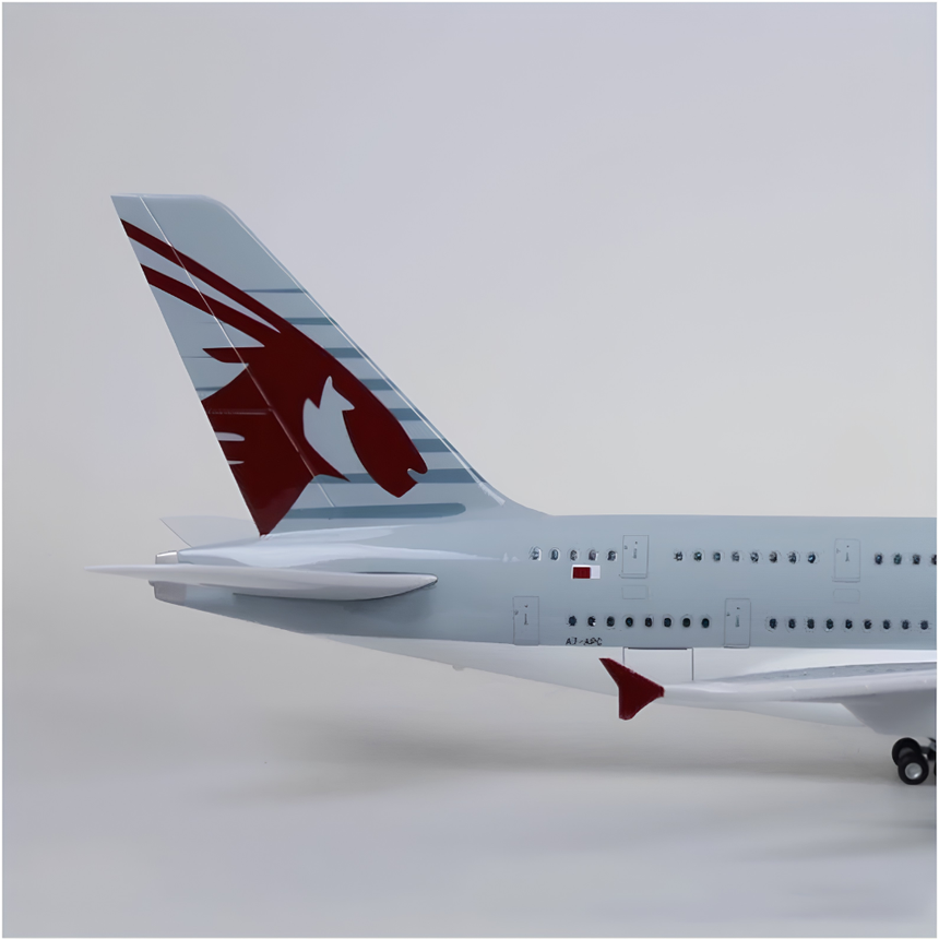Qatar Airways Airbus A380-800 36.5cm Aircraft Model