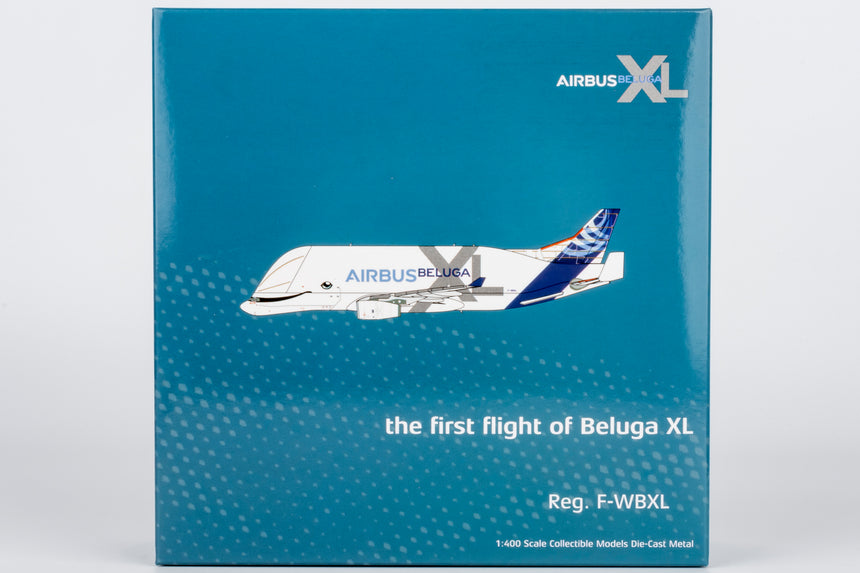 NG Models Airbus Transport International (the first flight of Beluga XL) Airbus A330-743L Beluga XL F-WBXL 1/400 Aircraft Scale Model