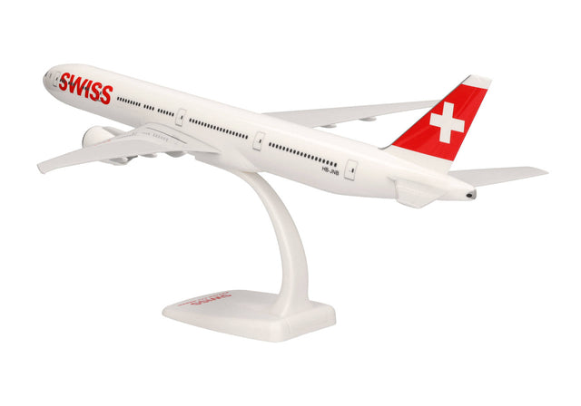 Herpa Snap-Fit Swiss International Air Lines Boeing 777-300ER 1/200 Aircraft Scale Model