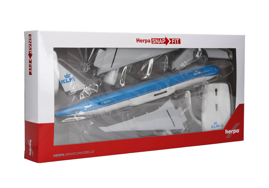 Herpa KLM Boeing 777-300ER - PH-BVO "Kaziranga National Park / Nationaal Park Kaziranga" 1/200 Aircraft Scale Model