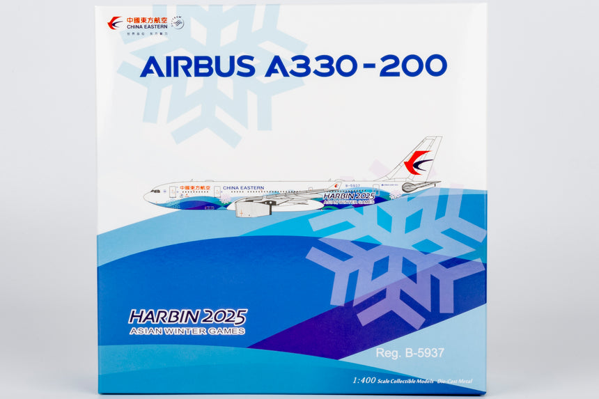 NG Models China Eastern Airlines “Harbin 2025 Asian Winter Games” Airbus A330-200 B-5937 1/400 Scale