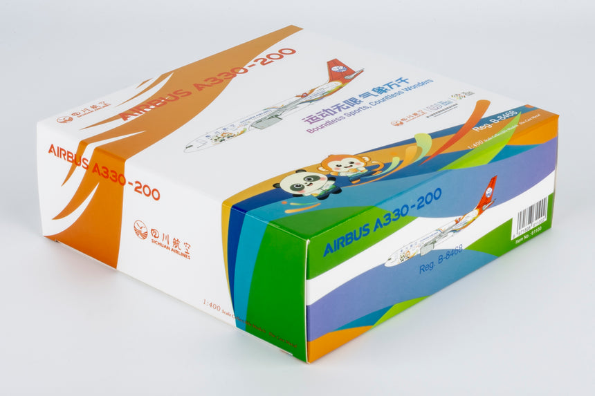 NG Models Sichuan Airlines "The World Games 2025 Chengdu" Airbus A330-200 B-8468 1/400 Aircraft Scale Model