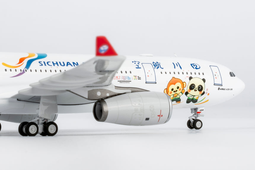 NG Models Sichuan Airlines "The World Games 2025 Chengdu" Airbus A330-200 B-8468 1/400 Aircraft Scale Model