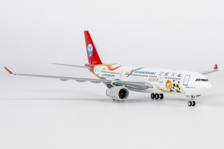 NG Models Sichuan Airlines The World Games 2025 Chengdu Airbus A330-200 B-8962 1/400 Aircraft Scale Model