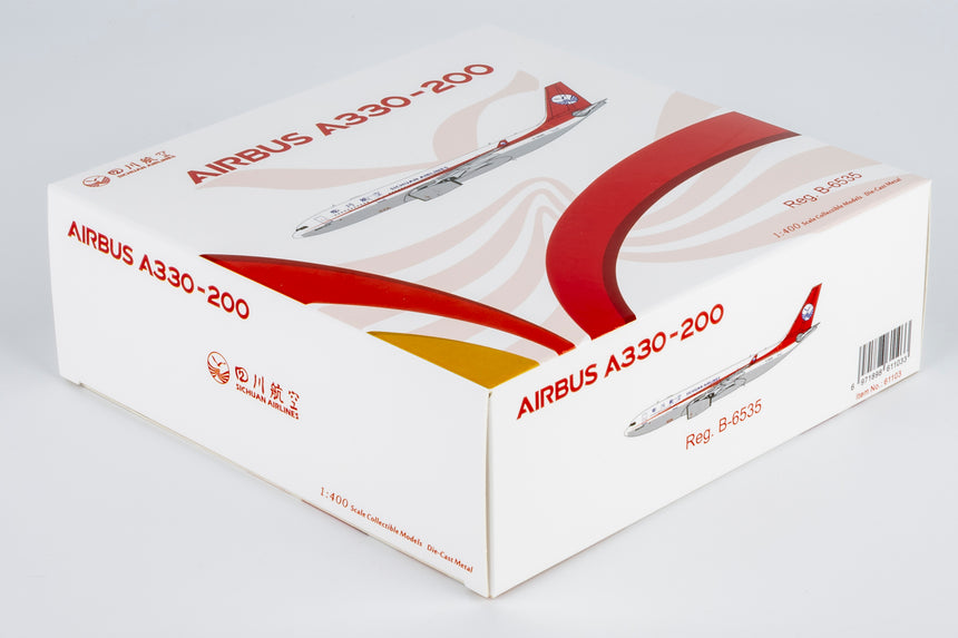 NG Models Sichuan Airlines Airbus A330-200 B-6535 1/400 Aircraft Scale Model