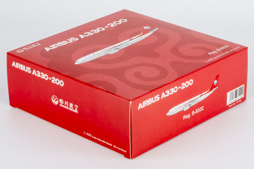 NG Models Sichuan Airlines Airbus A330-200 B-8332 1/400 Aircraft Scale Model