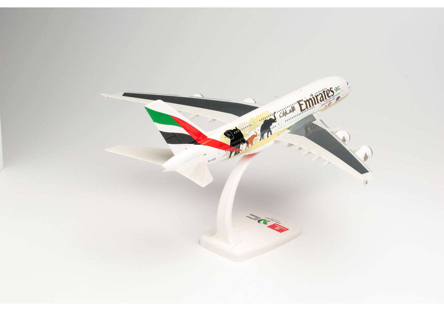 Herpa Emirates Airbus A380 "United for Wildlife" (No.2) 1/250 Scale