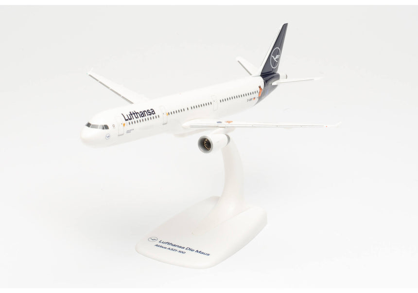 Herpa Lufthansa Airbus A321 "Die Maus" D-AIRY 1/200 Scale