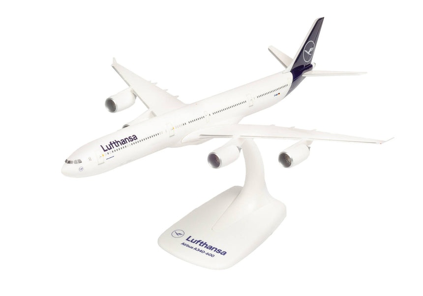 Herpa Snapfit Lufthansa Airbus A340-600 1/250 Aircraft Scale Model