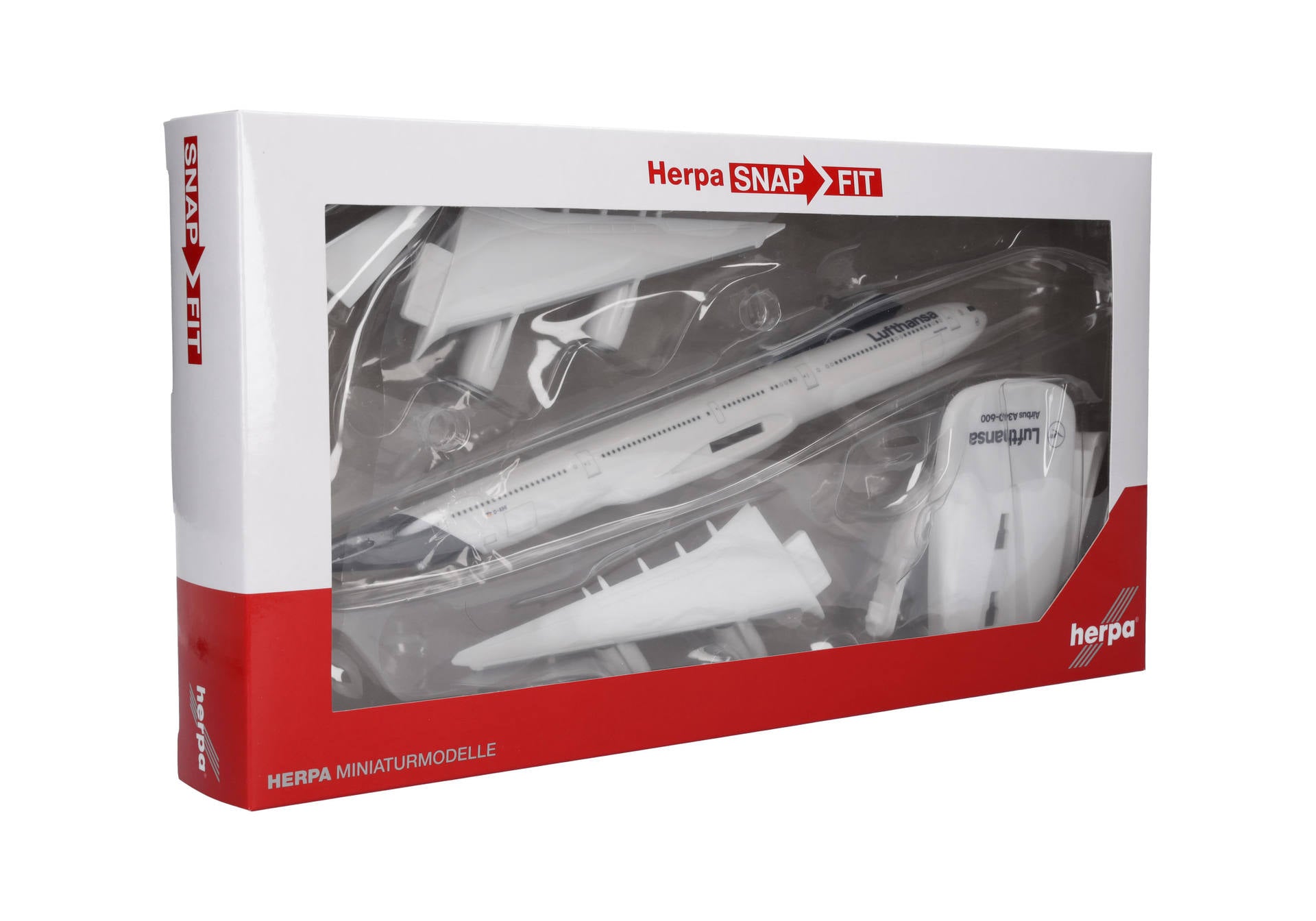 Herpa Snapfit Lufthansa Airbus A340-600 1/250 Aircraft Scale Model