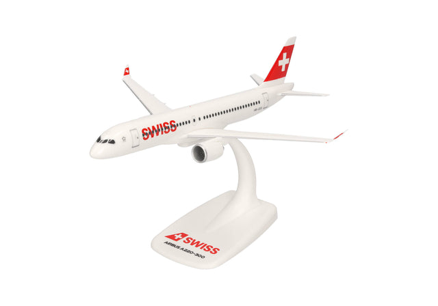 Herpa Swiss International Air Lines Airbus A220-300 – HB-JCQ 1/200 Aircraft Scale Model