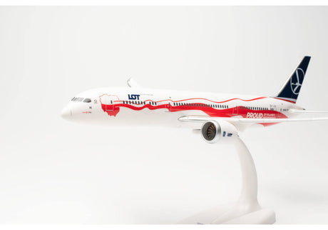 Herpa LOT Polish Airlines Boeing 787-9 “Proud of Poland ‘s Independence” - SP-LSC 1/200 Scale