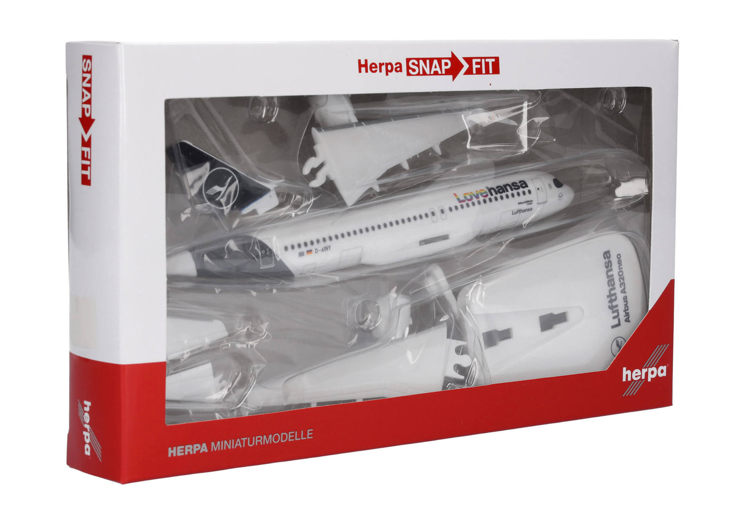 Herpa Lufthansa Airbus A320neo "Lovehansa" – D-AINY "Lingen" 1/200 613880