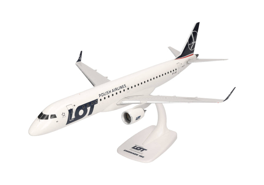 Herpa LOT Polish Airlines Embraer E195 - SP-LND 1/100 Scale