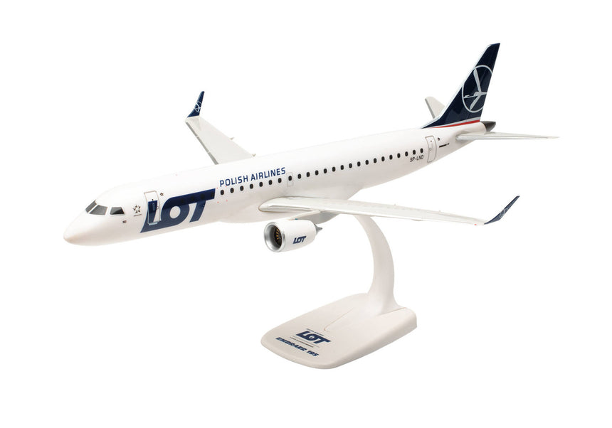 Herpa LOT Polish Airlines Embraer E195 - SP-LND 1/100 Scale