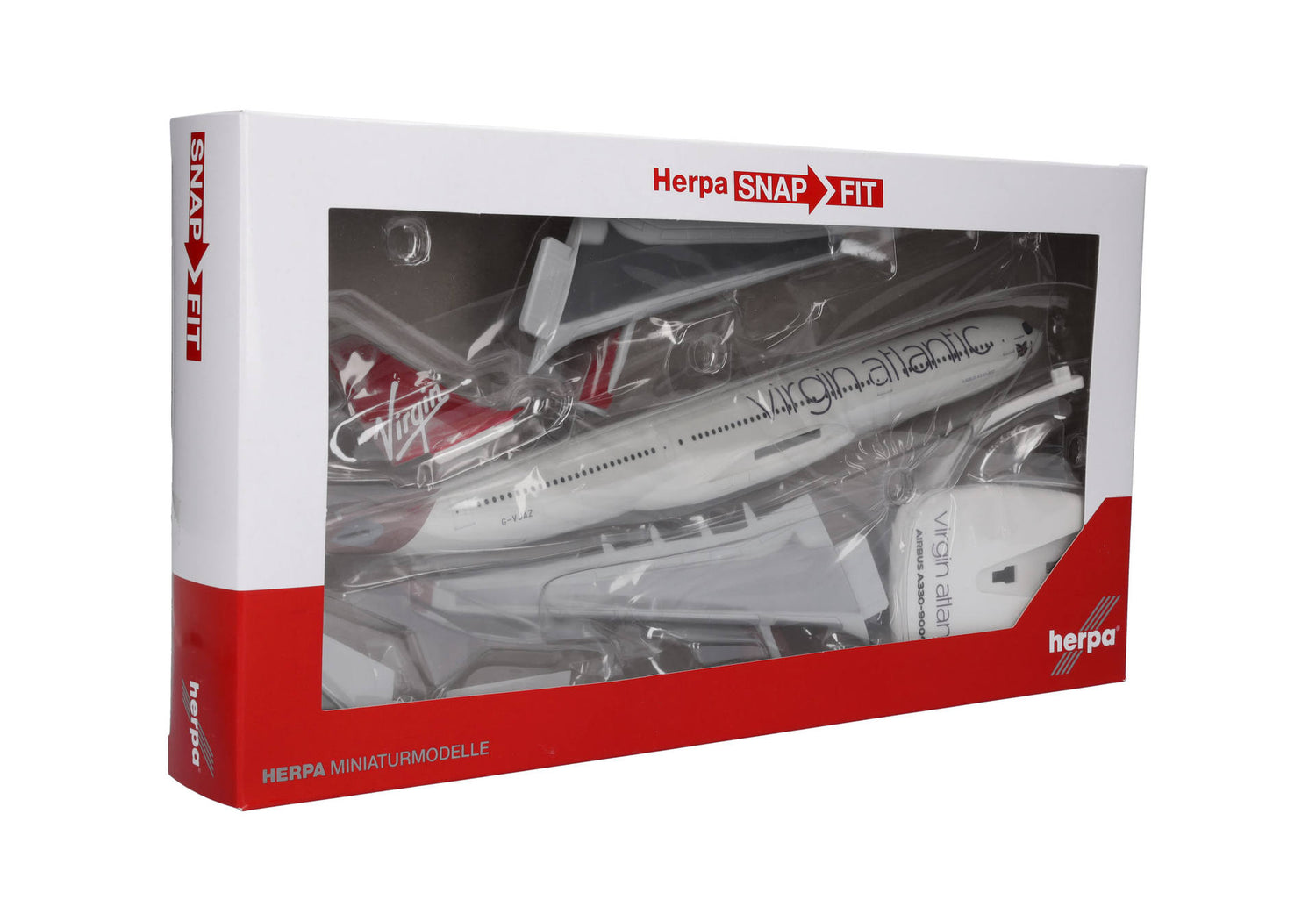 Herpa Virgin Atlantic Airbus A330-900neo G-VJAZ Snap-fit 1/200 Aircraft Scale Model