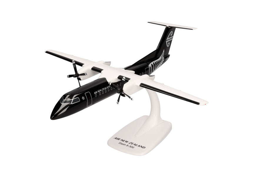 Herpa Air New Zealand DHC-8-300 - All black livery – ZK-NEM 1/100 Scale