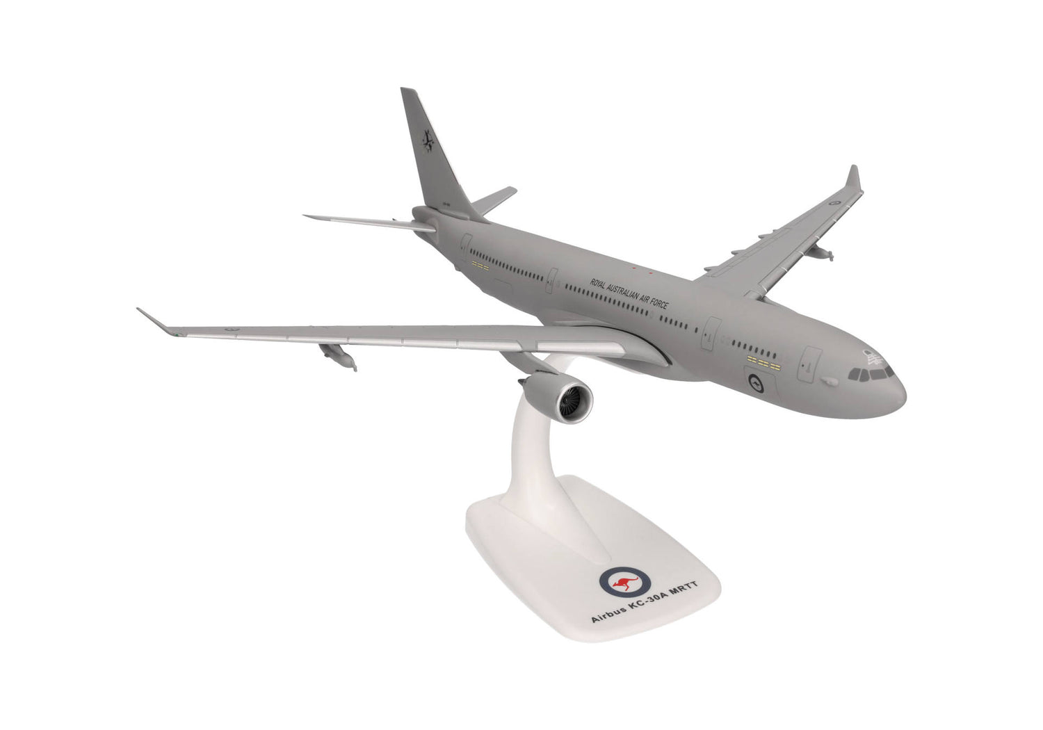 Herpa Snap Fit Royal Australian Air Force Airbus A330 MRTT / KC-30A Voyager, No. 33 Squadron, RAAF Amberley – A39-006 "Rosewood" 1/200 Scale