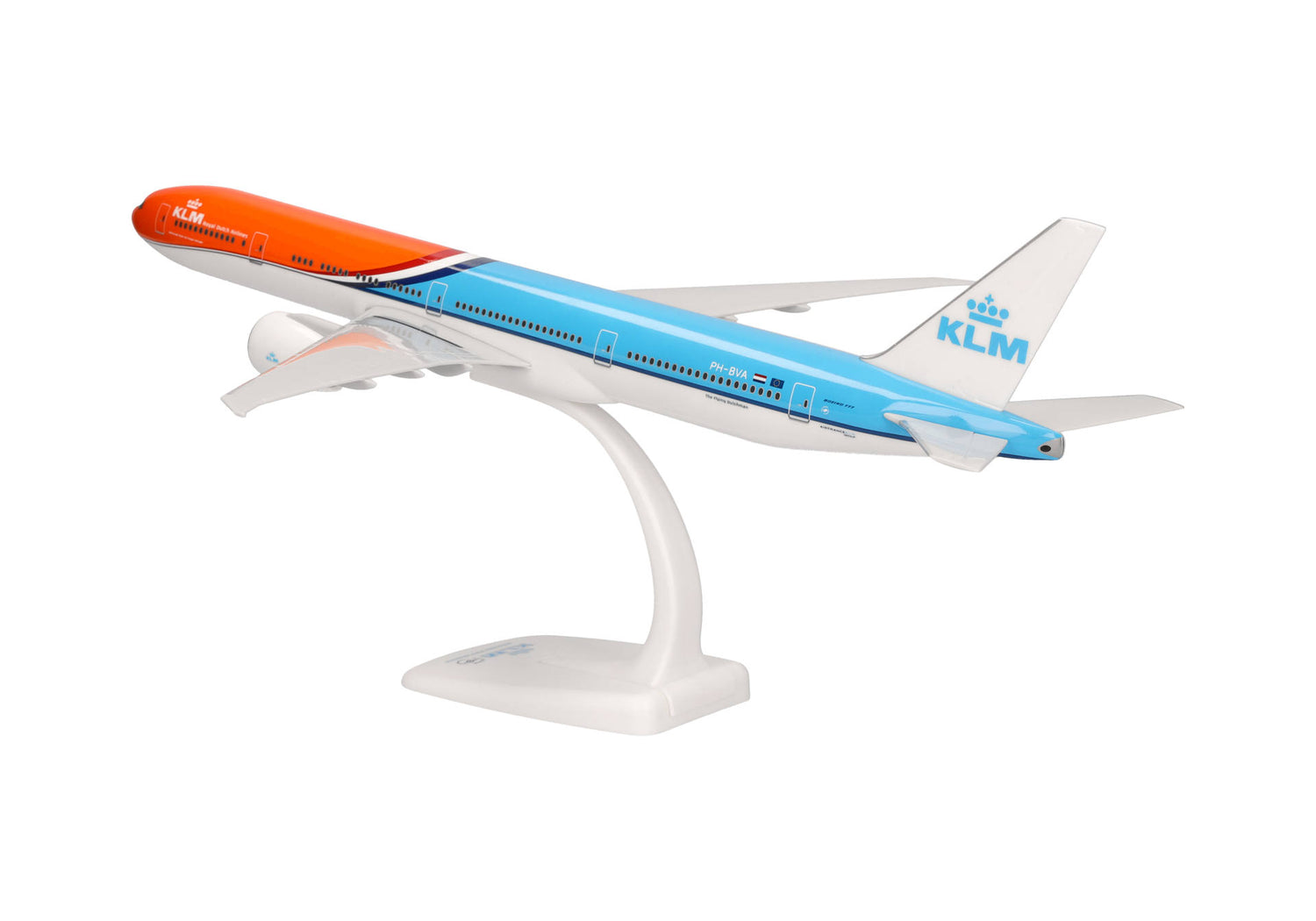 Herpa Snap Fit KLM Boeing 777-300ER "Orange Pride" - PH-BVA "Nationaal Park De Hoge Veluwe" 1/200 Aircraft Scale Model
