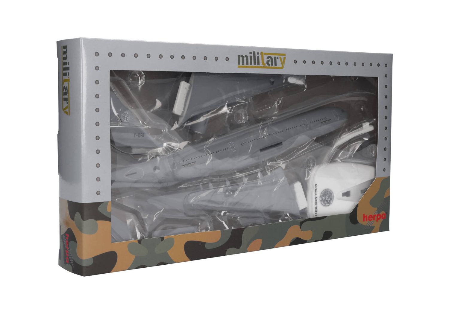 Herpa Snapfit NATO Airbus A330 MRTT, Multinational Multirole Tanker Unit, Eindhoven Air Base – T-061 1/200 Scale