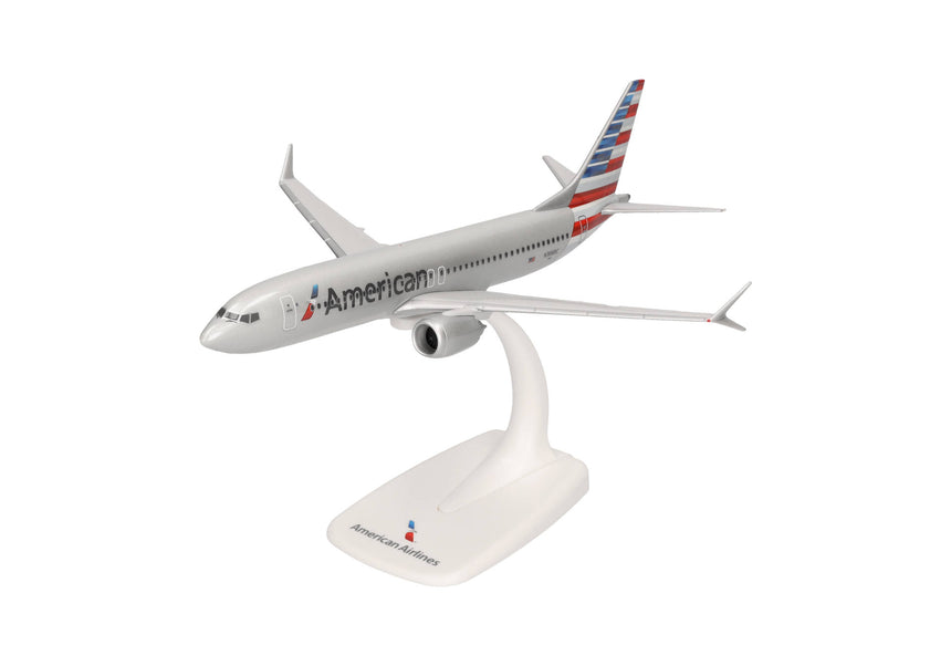 Herpa Snap Fit American Airlines Boeing 737 Max 8 - N306RC 1/200 Scale