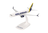 Herpa Snapfit Icelandair Boeing 737 Max 8 - yellow tail stripe 1/200 Aircraft Scale Model
