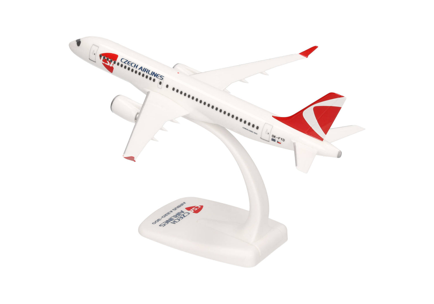 Herpa Snapfit CSA Czech Airlines Airbus A220-300 1/200 Aircraft Scale Model