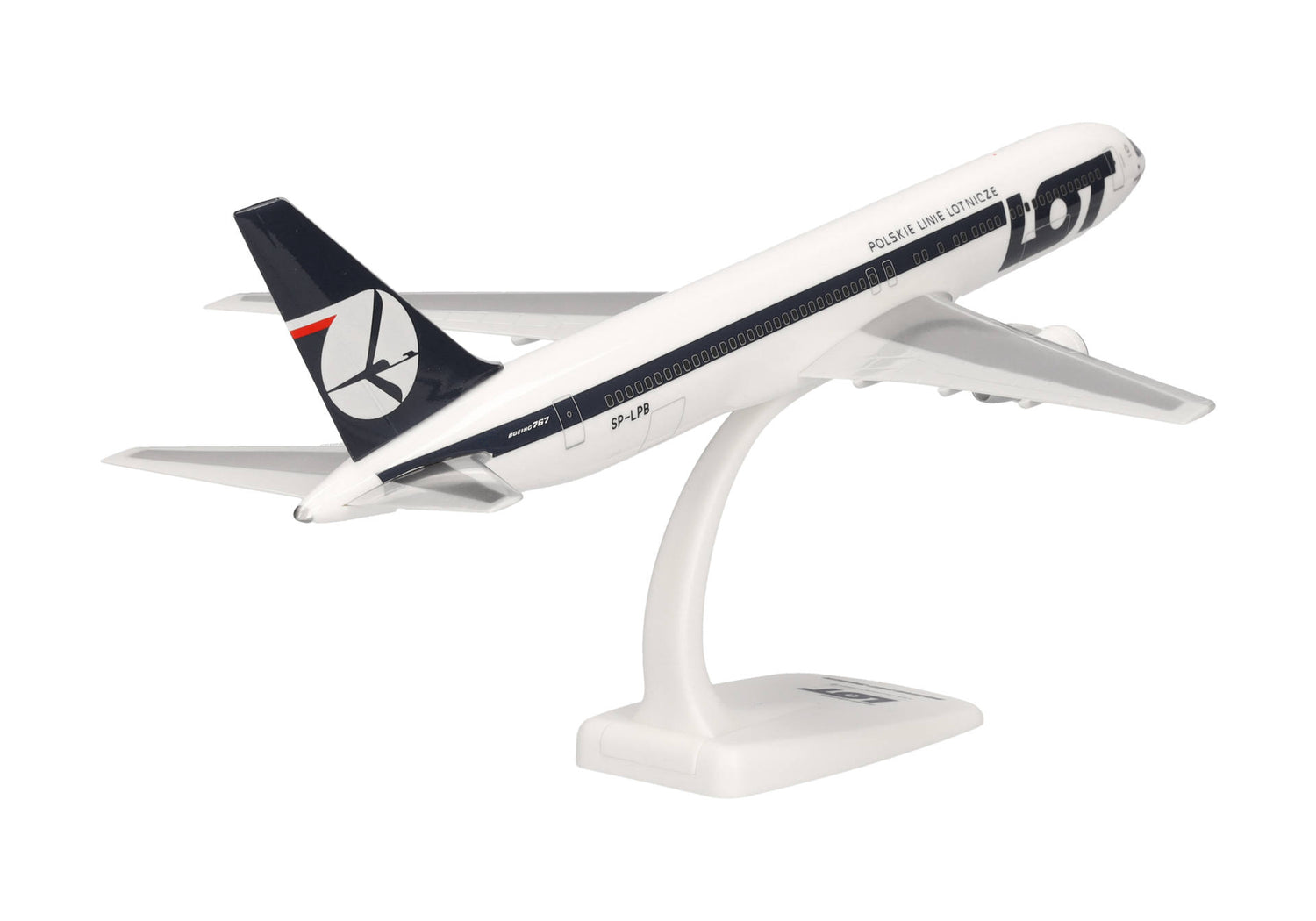 Herpa Snapfit LOT Polish Airlines Boeing 767-300 - SP-LPB 1/200 Aircraft Scale Model