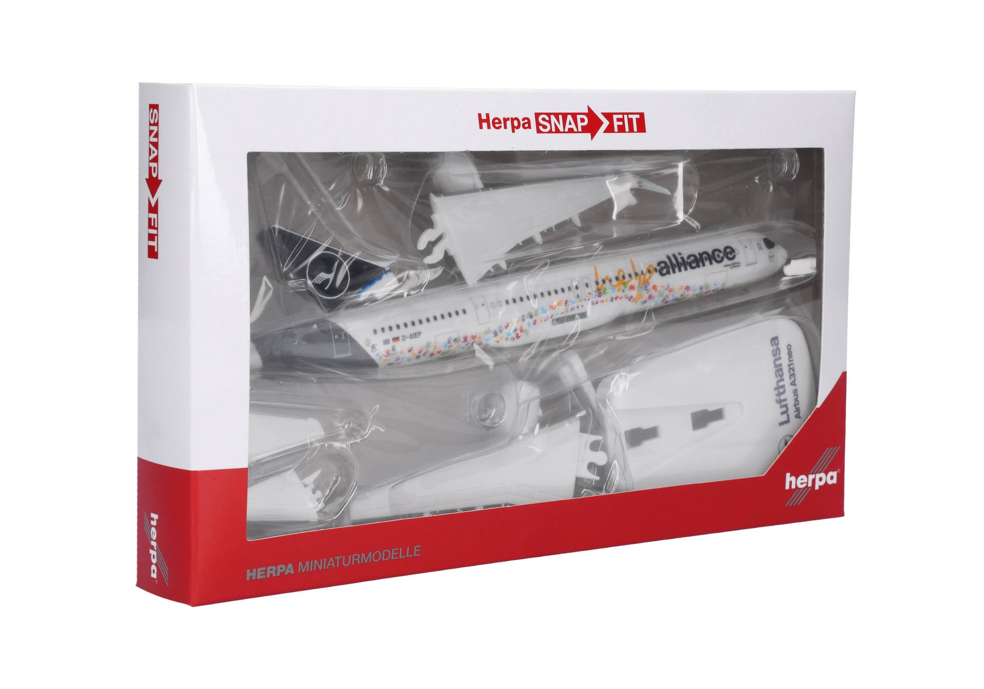 Herpa Snapfit Lufthansa Airbus A321neo 