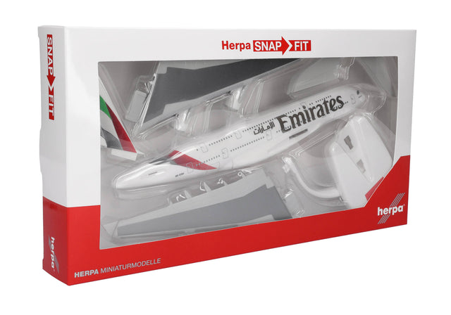 Herpa Snapfit Emirates Airbus A380 – A6-EOH 1/250 Aircraft Scale Model