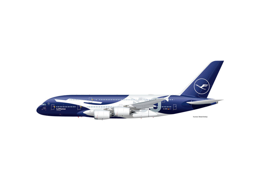 Herpa Snapfit Lufthansa Airbus A380 "100 Jahre" – D-AIMH 1/250 Aircraft Scale Model