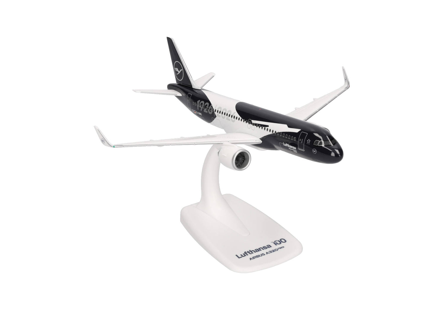 Herpa Snapfit Lufthansa Airbus A320neo "100 Jahre" – D-AING "Kerpen" 1/200 Aircraft Scale Model