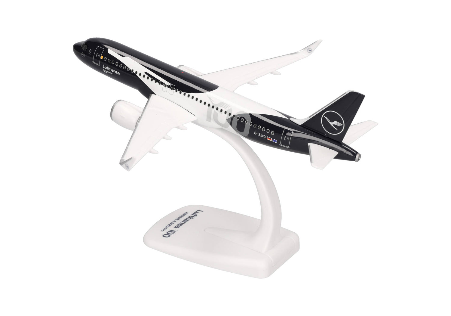 Herpa Snapfit Lufthansa Airbus A320neo "100 Jahre" – D-AING "Kerpen" 1/200 Aircraft Scale Model