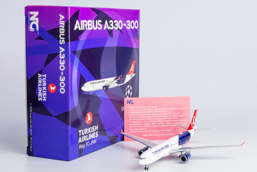 NG Model Turkish Airlines Airbus A330-300 TC-JNM UEFA Champions League 1/400 Scale