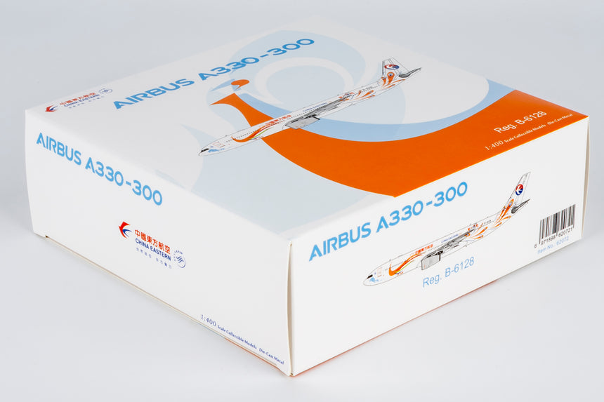 NG Models China Eastern Airlines Yunnan Peacock (orange) Airbus A330-300 B-6128 1/400 Scale