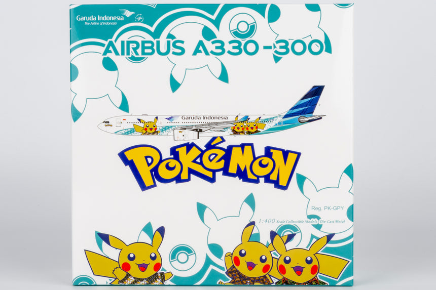 NG Models Garuda Indonesia "Pikachu Jet GA-2" Airbus A330-300 PK-GPY 1/400 Scale