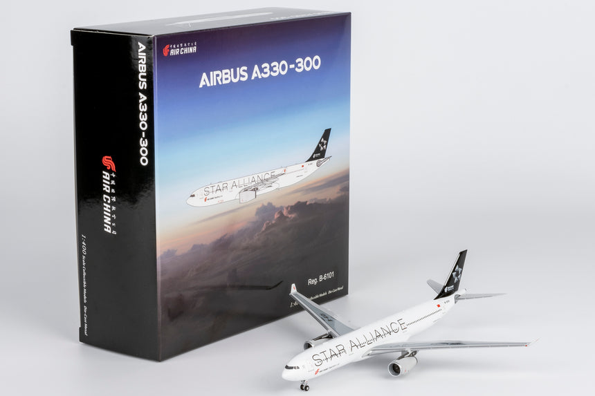 NG Models Air China Star Alliance Airbus A330-300 B-6101 1/400 Aircraft Scale Model