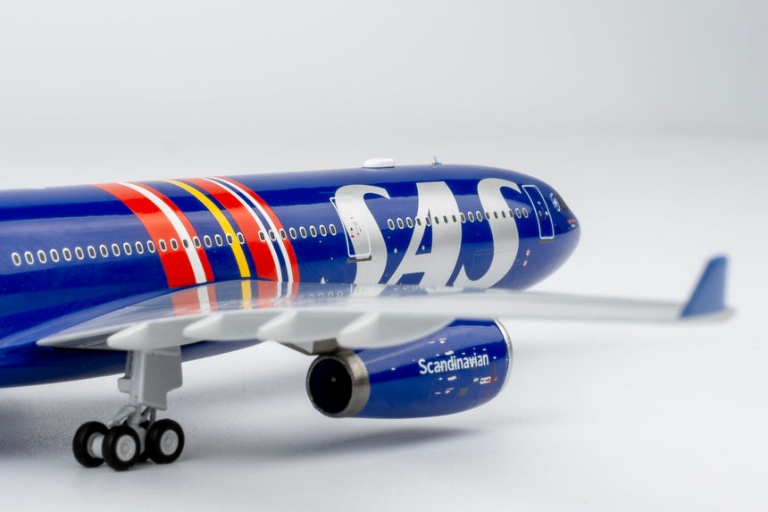 NG Models SAS Scandinavian Airlines Airbus A330-300 LN-RKR Celebrating 80 Years Livery; (Ultimate) 1/400 Aircraft Scale Model