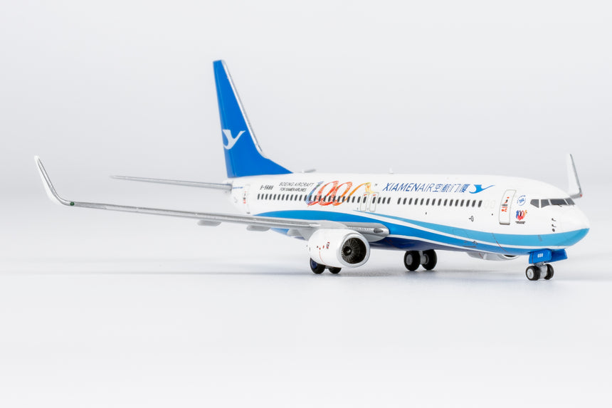 NG Models Xiamen Airlines "100th Boeing aircraft for Xiamen Airlines" Boeing 737-800/w B-5688 1/400 Aircraft Scale Model