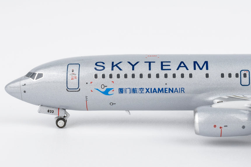 NG Models Xiamen Airlines "Skyteam" livery Boeing 737-800/w B-5633 1/400 Aircraft Scale Model