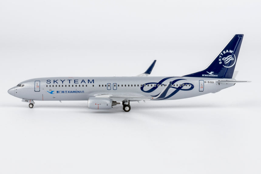 NG Models Xiamen Airlines "Skyteam" livery Boeing 737-800/w B-5159 1/400 Aircraft Scale Model