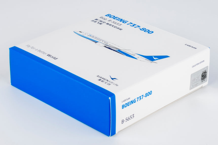 NG Models Xiamen Airlines Boeing 737-800/w B-5653 1/400 Aircraft Scale Model