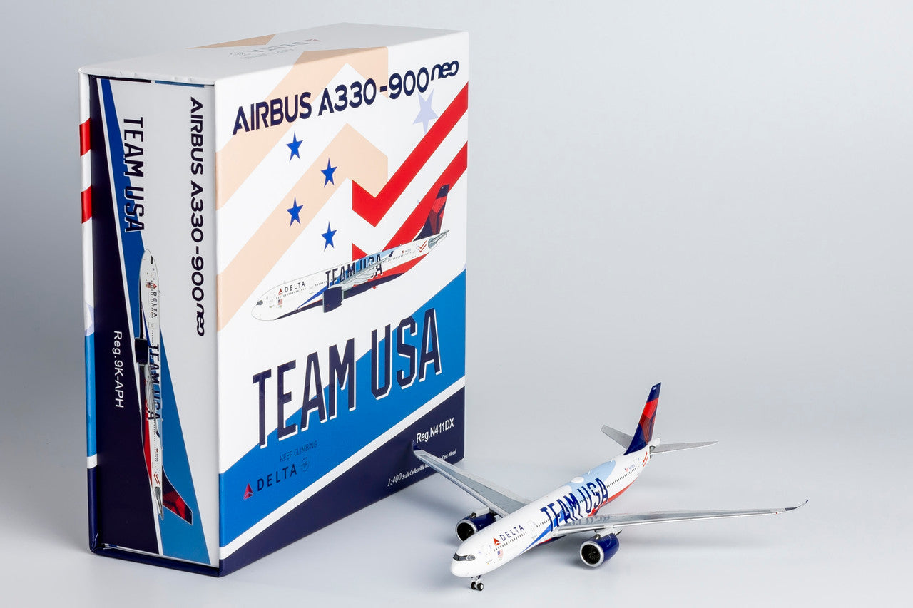 NG Model Delta Air Lines Airbus A330-900 N411DX Team USA cs #1