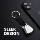 Airplane Seatbelt Bottle Opener Keychain