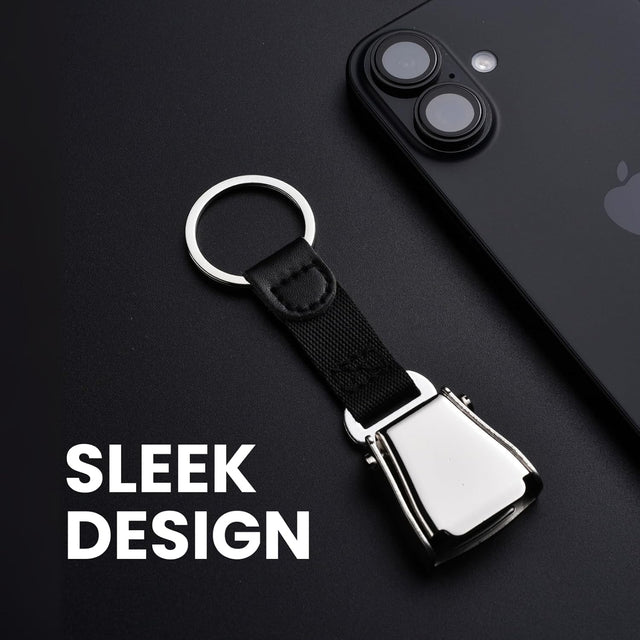 Airplane Seatbelt Bottle Opener Keychain